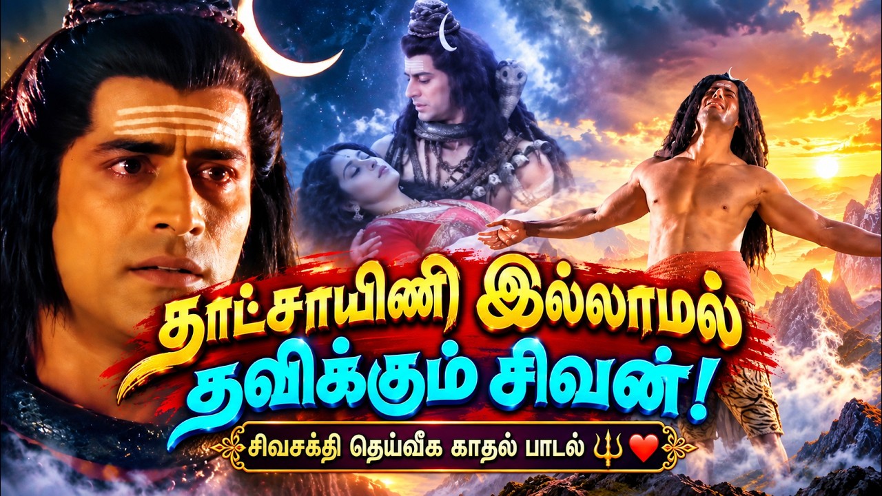 தாட்சாயிணி பிரிவில் கதறிய ஈசன்! 💔 | Sati Shiva Love Song | Emotional Tamil Devotion
