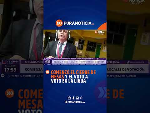 Comenzó el cierre de mesas y el voto a voto en La Ligua