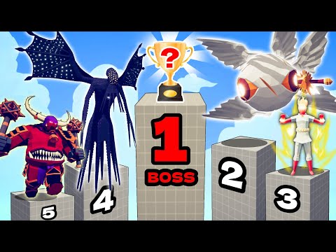 TOURNAMENT - ALL STRONGEST BOSS | TABS - Totally Accurate Battle Simulator