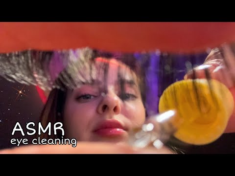 ASMR✨Eye Cleaning 👁️Wet Mouth Sounds & Triggers (Deep Sleep Roleplay)