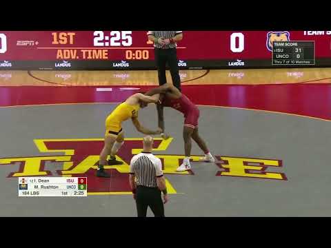 Isaac Dean vs. Mahonri Rushton (184lbs) FULL MATCH | 2025-26 Big 12 Wrestling