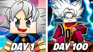 I Survived 100 DAYS in the NEW Dragon Ball Minecraft… This Is What Happened
