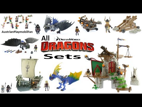 Alle Playmobil Dragons Berk Spielsets 2017   Playmobil Build Review