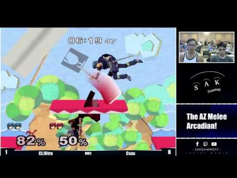 AZMA2 WR3 - CL|Vitro (Marth) vs Csau (Falco)