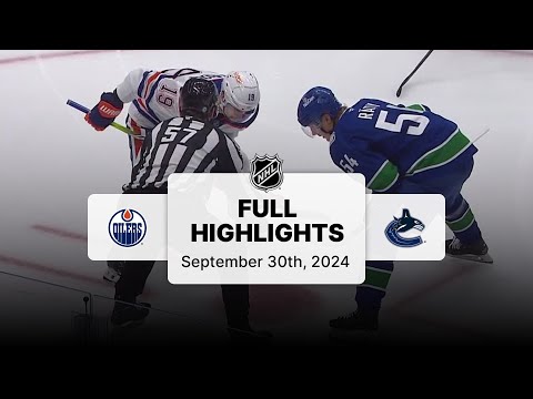 Oilers at Canucks | October 04, 2024 | NHL Full Game Highlights