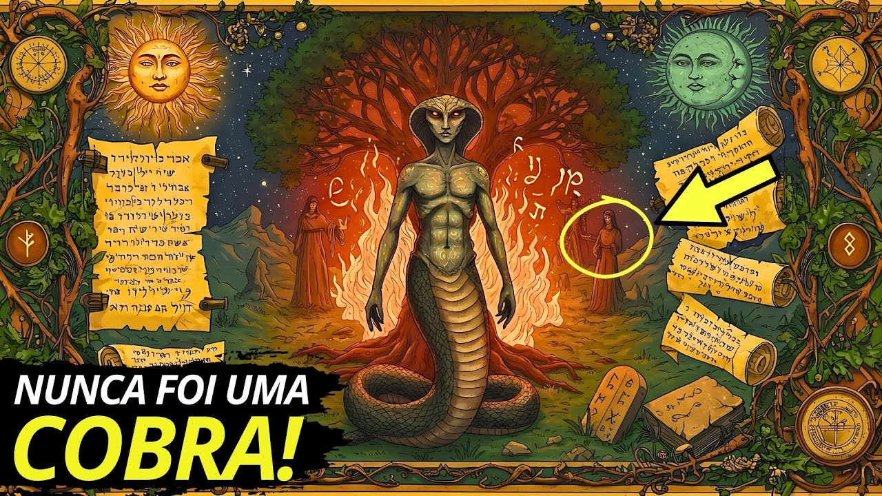A Serpente do Gênesis Nunca Foi Uma Serpente —  Texto hebraico pode revelar toda a verdade!