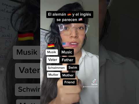 El alemán y el inglés se parecen #idiomas #languages #shorts #aleman #ingles