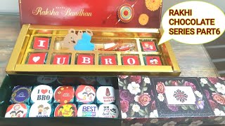 Kaju filing chocolate for Rakhi box/Rakhi Special Chocolate Series part6/cashews chocolate