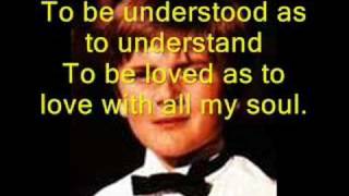 make me a channel of your peace