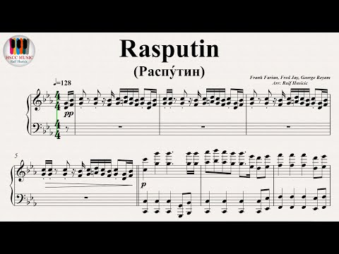 Rasputin Sheet Music Download Song Latuconsina Mp3 Rasputin Sheet Music Download Song Latuconsina Mp3