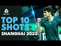 RIDICULOUS Alcaraz Winners & CRAZY 40-Shot Rally | Top 10 Shots Shanghai 2023