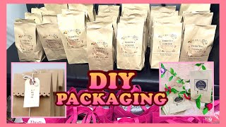 HOW TO MAKE CUSTOMIZED PAPER BAG | DIY PACKAGING FOR BUSINESS