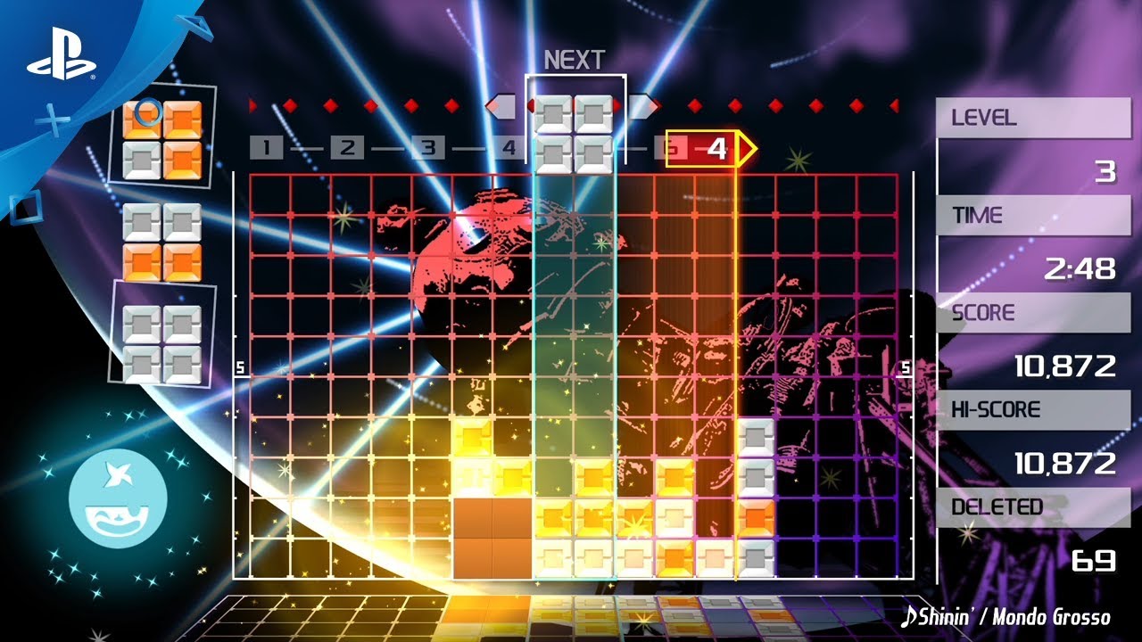 Lumines Remastered Anunciado, Brilhando Mais do que Nunca no PS4