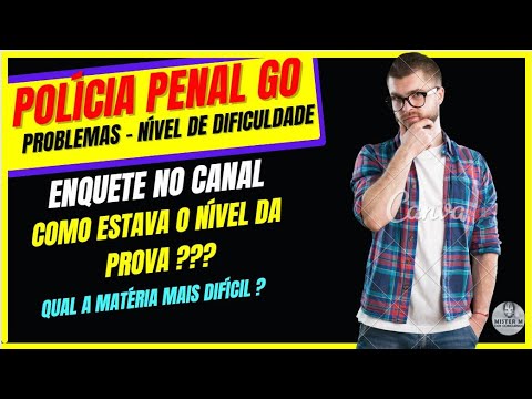 PROVA PM GOIAS - PROBLEMAS ! NÍVEL DE DIFICULDADE!! QUAL SUA IMPRESSÃO!!!