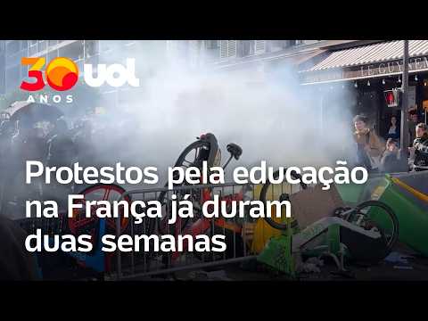 Sem respostas do governo, movimento estudantil na França promete parar o país novamente