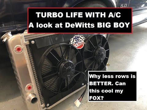 UPDATE + Looking over DeWitts Massive 1.25\" Tube 2-Core Radiator