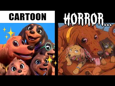 Drawing Modern Cartoons as Horror