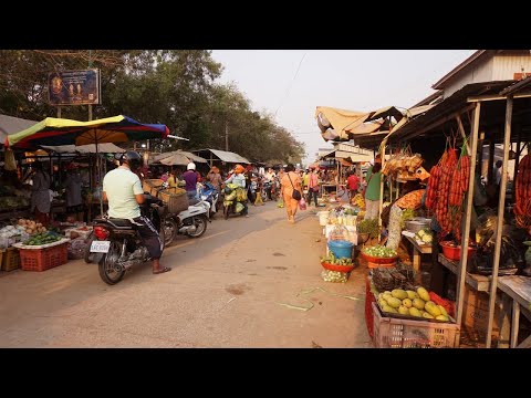 Morning Market Scenes - Amazing Street Food At Viheasour Market @ Phsar Viheasour