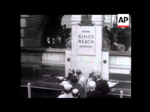 Memorial Tablet to King George V.