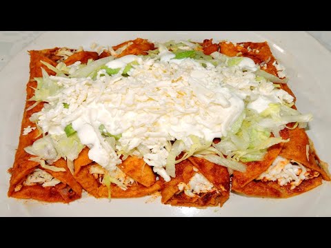 ENCHILADAS ROJAS DE QUESO Y DE POLLO RIQUISIMAS | #irisCocinablog