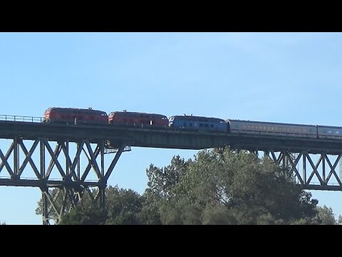 Dreifachtraktion Diesellokomotive Baureihe 218  - Triple Header Class 218 Diesel Locomotive