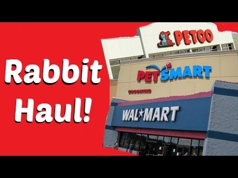 First Rabbit Haul! (Petco, Petsmart, Walmart)