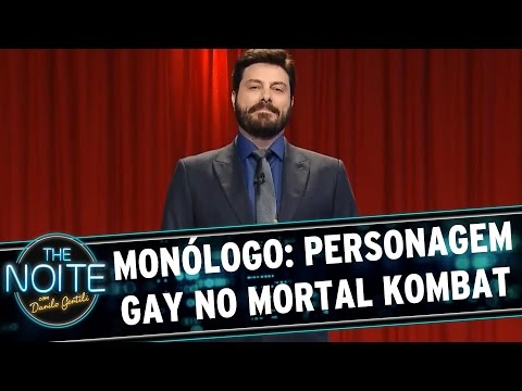 The Noite (21/04/15) - Monólogo: Sobre o personagem gay do Mortal Kombat