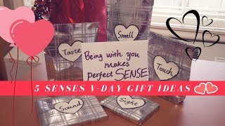 WHAT I GOT MY BF FOR V-DAY | 5 SENSES GIFT IDEAS