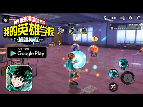 INCRÍVEL!!! Novo Jogo do Boku no Hero Oficial Para Celular!