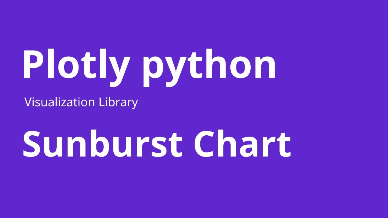 Sunburst Chart - How to Create Sunburst Chart using Plotly in Python