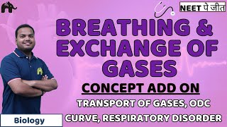 Breathing And Exchange of Gases Class 11 NEET - Transport of Oxygen, Respiratory Disorders Biology
