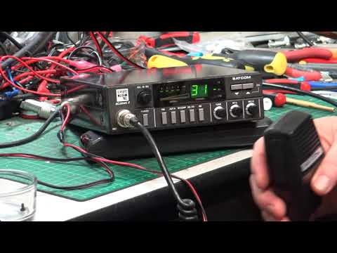 Satcom 40F UK PR27GB CB radio (mobile) - On The Air test