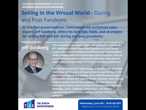 Selling in the Virtual World by Jeff Goldberg