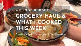 Congee with beef, vegetable stir-fry and tomato eggs | SINK mid-week cooking | Grocery haul