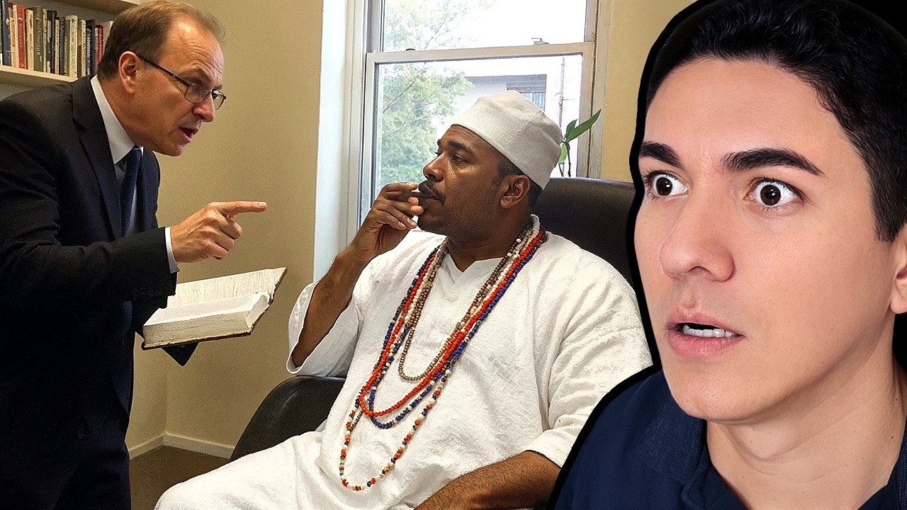 PASTOR DESAFIA MACUMBEIRO… MAS ELE RI NA CARA DELE