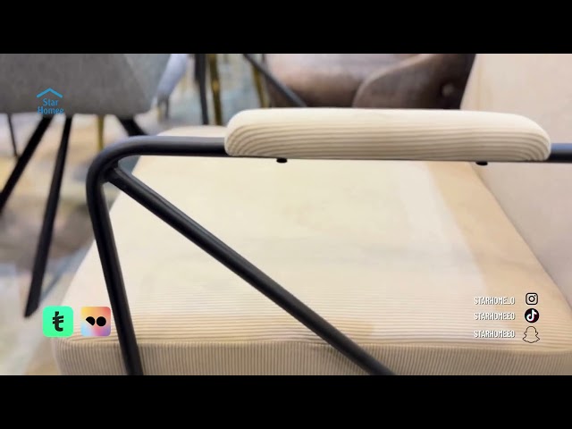 كرسي طعام وكوفي مودرن عدة ألوان