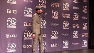 Kelontae Gavin Talks New Artist Nomination & Musical Inspirations | 50th Annual GMA Dove Awards