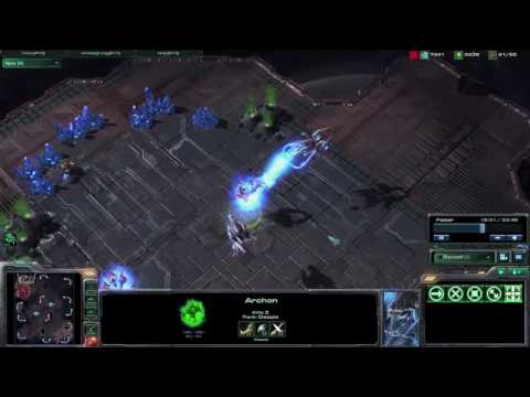 Starcraft 2 - Protoss Archon vs Protoss Void Ray - No Upgrades/Powers