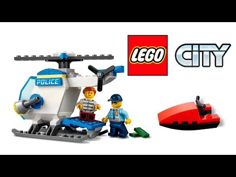 Конструктор LEGO City Police «Полицейский вертолёт» 60275 / 51 деталь