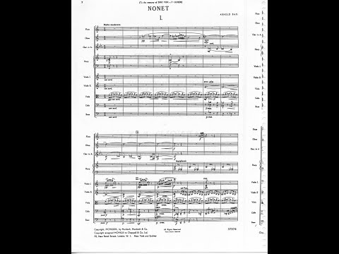Arnold Bax – Nonet (flute, oboe, clarinet, 2 vlns, vla, cello, double bass & harp)