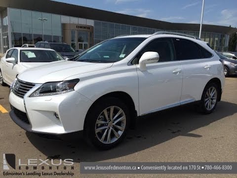 2015 Lexus RX 350 AWD Sportdesign Edition Review - White on Saddle Tan - Lexus of Edmonton