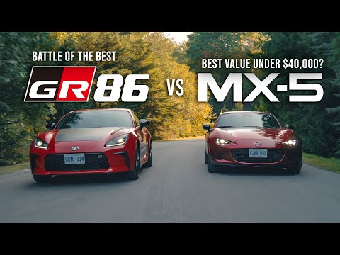 2025 Toyota GR86 vs Mazda MX-5 // Which is the Best Sports Car for under $40K?
