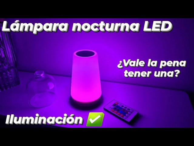 Vídeo relacionado con Lámpara LED de luz nocturna personalizada con nombre y grabado – Idea de regalo para conductores de camiones y niños – Lámpara de mesa regulable con cambio de color y mando a distancia – Decoración de