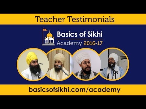 Teacher Testimonials - Basics of Sikhi Academy 2016-17