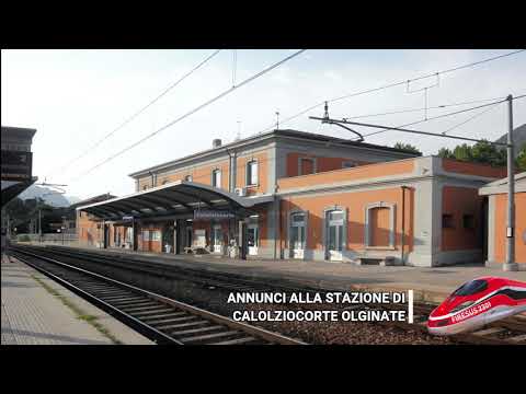 Annunci alla stazione di Calolziocorte Olginate