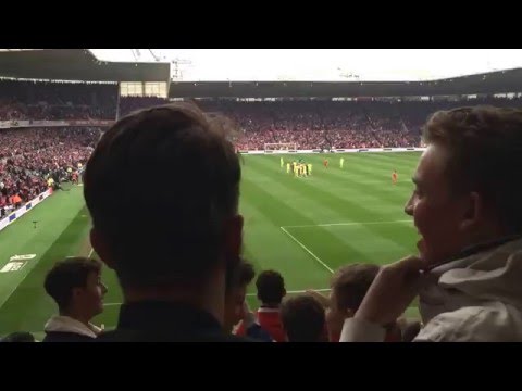 Middlesbrough vs Brighton 7/5/16 - Dale Stephens gets sent off