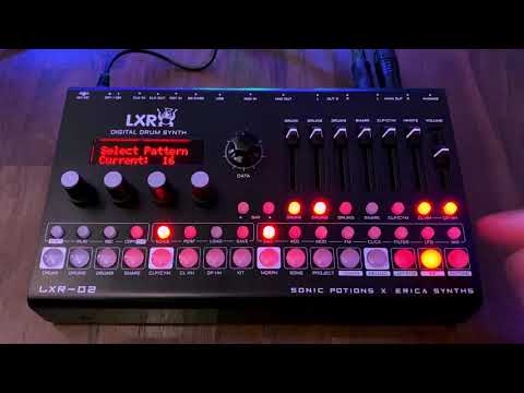 Sonic Potions x Erica Synths LXR-02 Drum Synthesizer - Test