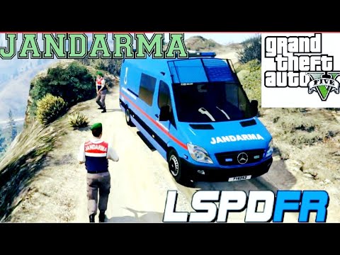 GTA 5 JANDARMA : KAÇAN ARABA UÇURUMDAN DÜŞTÜ