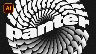 How to Make Spinning Text in Illustrator