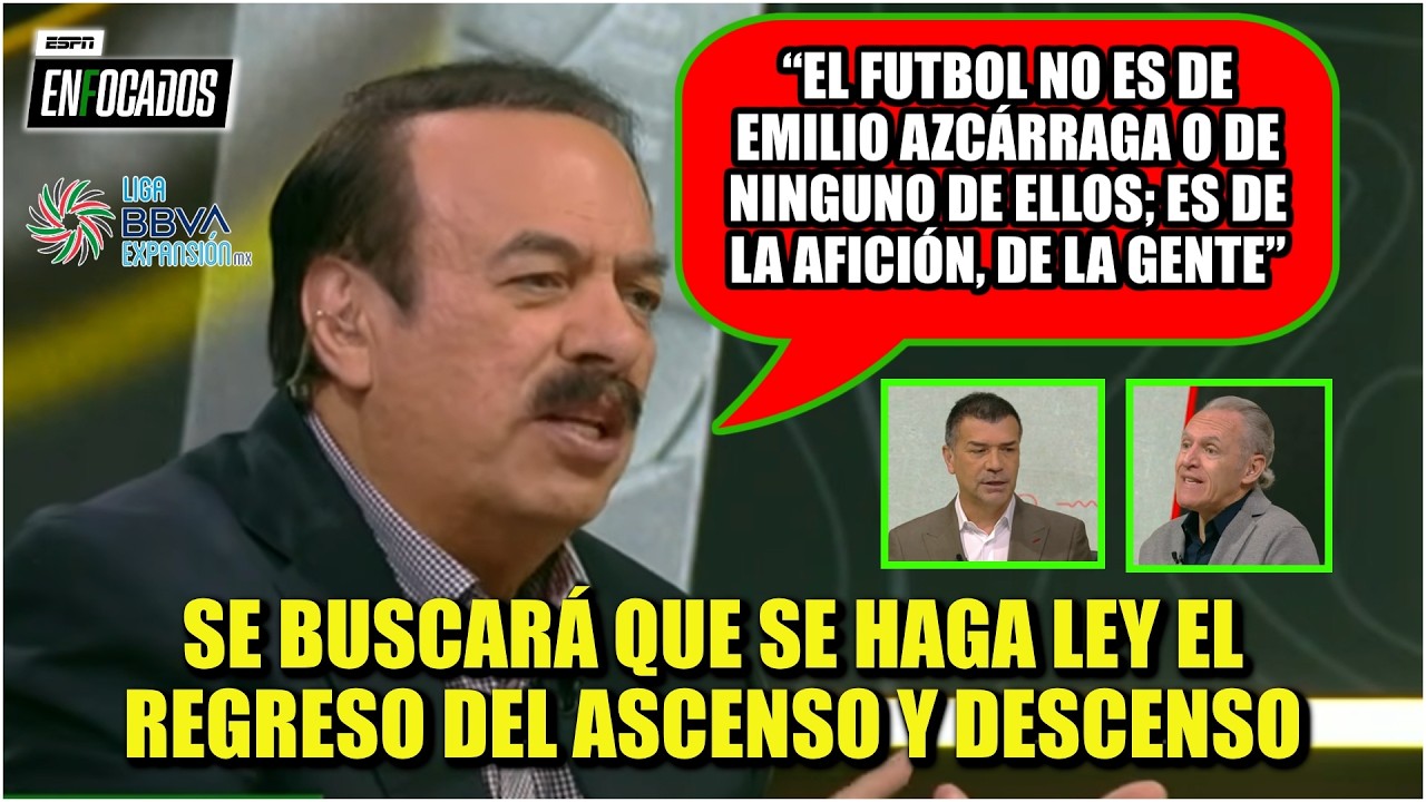 Huerta lanzó ADVERTENCIA a DUEÑOS y REFLEXIONA sobre posible LEY de ASCENSO en LIGA MX | Enfocados
